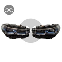 Feux de voiture pour BMW X3 G01 F97 Lentille de projecteur de phare à LED 2018-2021 X4 G02 F98 Lampe frontale Drl Accessoires automobiles