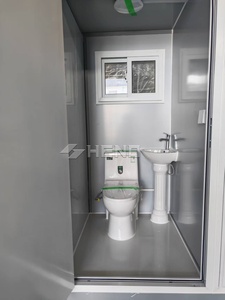 Bagno Portatile Prefabbricato Innovativo di Alta Qualità con Doccia e <span class=keywords><strong>Servizi</strong></span> <span class=keywords><strong>Igienici</strong></span> Mobili - Product Image 2