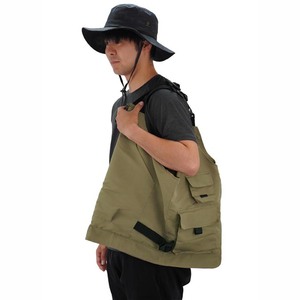 Celacanz เสื้อกั๊กกีฬากลางแจ้งอเนกประสงค์2ทาง, มีซิปปิดสำหรับผู้ชายกระเป๋าสะพายข้างวัสดุโพลีเอสเตอร์สำหรับใส่เล่นกีฬาสันทนาการ - Product Image 4