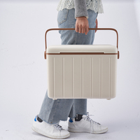 Glacière portable en plastique rigide de 18 L avec logo personnalisé, isolation PU, pour camping, pique-nique, aliments, boissons, bière - Vente en gros