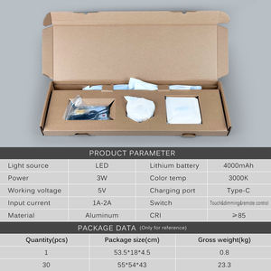 Abnehmbare nordische wiederauf ladbare Wand leuchte Schlafzimmer Innen Einfach für die Installation Luxushotel Schnur lose Wand leuchte LED Wand leuchte - Product Image 6