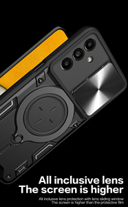 Redian Hybrid Tpu Bumper PC Slide Cover Lente DE LA CÁMARA Funda protectora para teléfono para Samsung Galaxy A15 A25 A35 A55 - Product Image 4