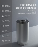Diffuseur d'arômes intelligent électrique sans eau, en métal noir, pour maison et voiture, diffuseur de parfum d'ambiance, vente chaude