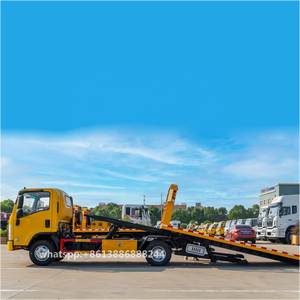 I suzu KV 100 4x2 5-6 toneladas camión de auxilio de plataforma rota camión de remolque con bandeja de inclinación - Product Image 5