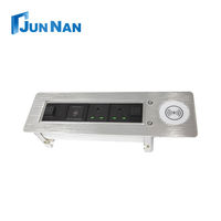 Enchufe de Mesa para Conferencias, Enchufe de Escritorio con Toma de Corriente y Datos, Enchufe Motorizado Giratorio para Muebles de Oficina