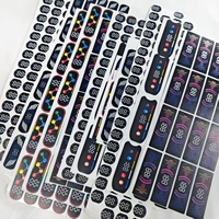 Autocollant graphique personnalisé en PVC, PET, PC pour clavier à membrane, panneau de commande d'instrument, pour l'électronique grand public