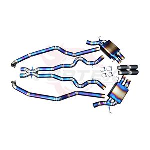 Sistema de Escape Catback con Válvulas de Titanio Azul Vortex para BMW F06 M6 Gran Coupé 4.4T con Tubos de Escape Cuádruples de Carbono - Product Image 3
