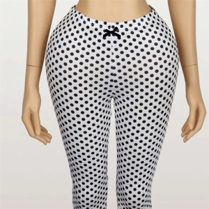 Conjunto de Dos Piezas de Moda Y2K de Verano, Top Corto y Camiseta sin Mangas con Estampado Digital de Algodón y Pantalones Cortos de Encaje con Puntos, Ropa Urbana para Mujer - Product Image 5