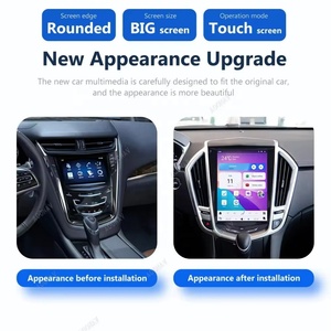 วิทยุติดรถยนต์แอนดรอยด์13นิ้ว10.5นิ้วสำหรับ Cadillac ATS CTS SRX escalad เครื่องเล่นมัลติมีเดียสเตอริโอ2013 2018ระบบนำทาง GPS - Product Image 2