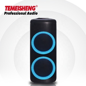 TMS-1006 Đèn LED Nhấp Nháy RGB Loa BoomBox DJ Cầm Tay Không Dây BT Loa Thanh Bánh Xe Hát Karaoke Tại Nhà Tiệc Tùng - Product Image 5