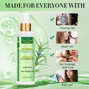 लोगो को कस्टमाइज़ करें प्राकृतिक चावल पानी के रोसेरी बालों के स्प्रे की मरम्मत शुष्क क्षति बाल विकास खोपड़ी स्प्रे - Product Image 4