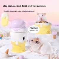 Kit de refroidissement d'été pour hamster Série Ice Cream Hamster Nid en céramique