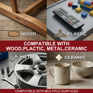 Kit de Activador de Superpegamento de Alta Viscosidad, Pegamento de Cianoacrilato Premium Instantáneo para Trabajos en Madera, Molduras y Aletas de Arquería - Product Image 4