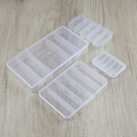Boîte à leurres de pêche en plastique PP transparent, en stock, vente chaude, nouvelle boîte à pêche, étui de rangement pour accessoires de pêche
