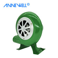 Ventilateur souffleur électrique 80W DC 12V/220V pour barbecue, avec contrôleur de vitesse, haut débit d'air, roulement à billes, pour poêle de camping, ventilateur d'échappement de cheminée, OEM