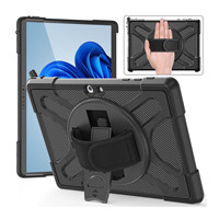 Étui de protection antichoc avec béquille et dragonne pour tablette Microsoft Surface Go 1 2 3 et ordinateur portable 12,5 pouces