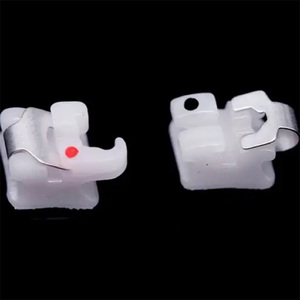 Matériel <span class=keywords><strong>dentaire</strong></span>, brackets en céramique orthodontiques, mini-brackets Mbt / Roth 022, brackets invisibles - Product Image 6