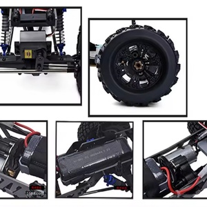 Voiture télécommandée HSP RGT 1/10 à l'échelle réelle, 18000 4WD Rock Crawler Expert, véhicule utilitaire sport d'escalade avec câble USB, idéale pour un cadeau - Product Image 4