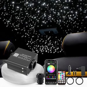 ชุดไฟเบอร์ออปติก LED สำหรับตกแต่งเพดานรถยนต์และบ้าน รุ่น Twinkle Starry Sky 16W จำนวน 200 เส้น ขนาด 0.75 มม. ความยาว 2 เมตร มาตรฐาน IP68 ควบคุมผ่านแอพ/รีโมท พร้อมฟังก์ชั่นควบคุมด้วยเสียงเพลง - Product Image 1