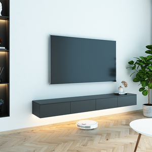 Muebles de Sala de Estar de Diseño Moderno Fenglong, Soporte de TV de Metal Ecológico, Gabinetes de TV de Pared para el Hogar - Product Image 3