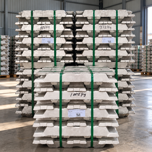 Lingot d'aluminium de qualité supérieure, pureté 99,9 %, pour la fabrication de fonderie métallique et les besoins de production industrielle constante - Product Image 1