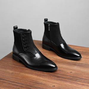 Chaussures Oxford Homme de Style Britannique de Haute Qualité, en Cuir Véritable, à Enfiler, pour Bureau, Affaires, Mariage, Intemporelles - Product Image 5