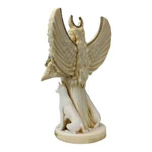 Statue artisanale en résine <span class=keywords><strong>de</strong></span> décoration d'intérieur d'art populaire personnalisée, Hécate, triple <span class=keywords><strong>déesse</strong></span>, magie, nuit, lune, figure <span class=keywords><strong>grecque</strong></span> romaine, sculpture - Product Image 4
