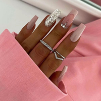Ongles artificiels courts en ABS, fabrication directe usine, couvrance totale, confortables à porter