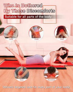 Penjualan laris matras terapi lampu merah TPU & selimut infra merah dengan 1370 LED 3-in-1 3 mode terapi untuk pelega nyeri tubuh penuh - Product Image 2