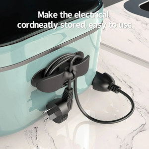 Support <span class=keywords><strong>enrouleur</strong></span> de cordon en gros pour appareils de cuisine, organisateur de câbles pour friteuse à air, cafetière, mixeur - Product Image 4