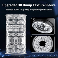 Masturbateurs masculins électriques automatiques télescopiques rotatifs à double ouverture pour hommes, jouets sexuels pour adultes