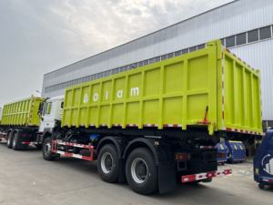 Shacman 30 Tonnen Haken arm Muldenkipper 25CBM Mülls ammler mit Automatik getriebe Bau Landwirtschaft - Product Image 4