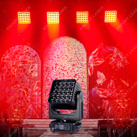 25PCs * 12W Dmx512 Led matriz cabeza móvil Rgb barra estroboscópica haz de luz