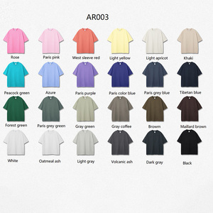Roregal AR003 Custom Logo 275G Herren T-Shirt <span class=keywords><strong>Streetwear</strong></span> <span class=keywords><strong>Hip</strong></span> <span class=keywords><strong>Hop</strong></span> 100% Baumwolle T-Shirts Übergroßes Unisex T-Shirt - Product Image 6