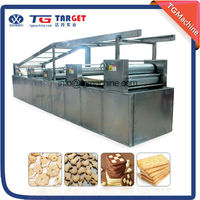 Ligne de production de biscuits durs et mous entièrement automatique, multifonctionnelle, à haut rendement, en acier inoxydable 304, nouvelle génération