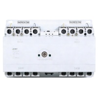 Commutateur de transfert automatique triphasé à double alimentation pour PC, boîtier moulé, interrupteur intelligent certifié IEC, CA 400V, capacité de coupure 10kA