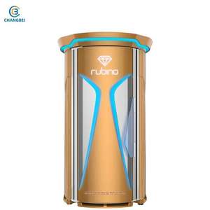 Cabina de Bronceado <span class=keywords><strong>Vertical</strong></span> Comercial CHANGBEI Modelo Rubino con Audio Integrado, Control Inteligente y Cuidado de la Piel de Cuerpo Completo - Product Image 6