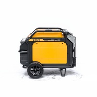 Leiser Inverter-Generator mit 5kW/5,5kW Nennleistung, Fernstart, Dual-Fuel Benzin-Generatoren für Zuhause mit Elektrostart