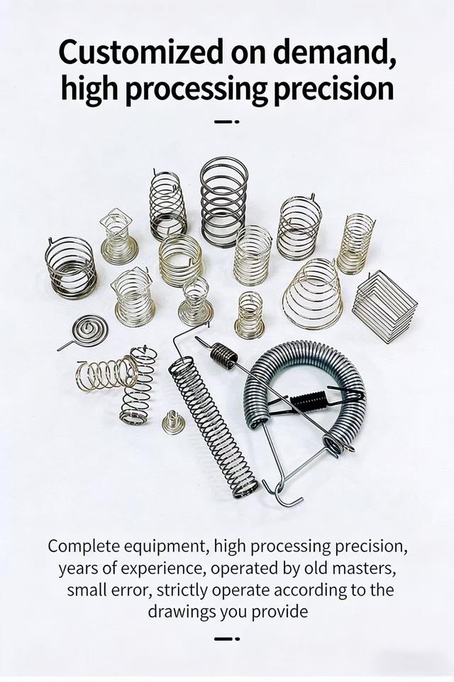 Electronics Button Spring Custom Spiral Touch Tactile Spring for Electronic Equipment & Control ...