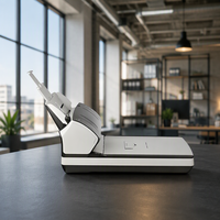 Scanner de documents couleur automatique Fujitsu Fi-7240 USB, format passeport, numérisation recto-verso haute vitesse, couleur CCD 24 bits, format A4 max.