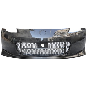 Spoiler avant en fibre de carbone de type V2 avec canards et séparateurs pour Nissan 350Z, pièces automobiles, kits de carrosserie - Product Image 4
