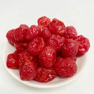 中国优质腌制健康红樱桃酸甜干樱桃天然散装水果干樱桃产品