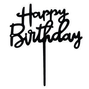 Decoraciones Acrílicas con Purpurina para Pasteles de Cumpleaños y San Valentín, Adornos para Cupcakes para Fiestas de Graduación y Celebraciones - Product Image 4