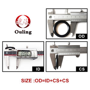 Joint torique en EPDM épaisseur CS1.5mm OD34/35/36/37/38/39/40/41/42/<span class=keywords><strong>43mm</strong></span> joints rondelle noire anneau en caoutchouc joints toriques en Stock - Product Image 6