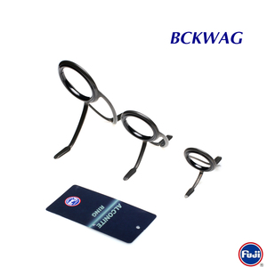 วงแหวน <span class=keywords><strong>ALCONITE</strong></span> ของ <span class=keywords><strong>Fuji</strong></span> รุ่น BCKWAG ของแท้ พร้อมกรอบสแตนเลสสีดำ สำหรับประกอบคันเบ็ดแบบสปินนิ่งและแบบแคสติ้ง - Product Image 4