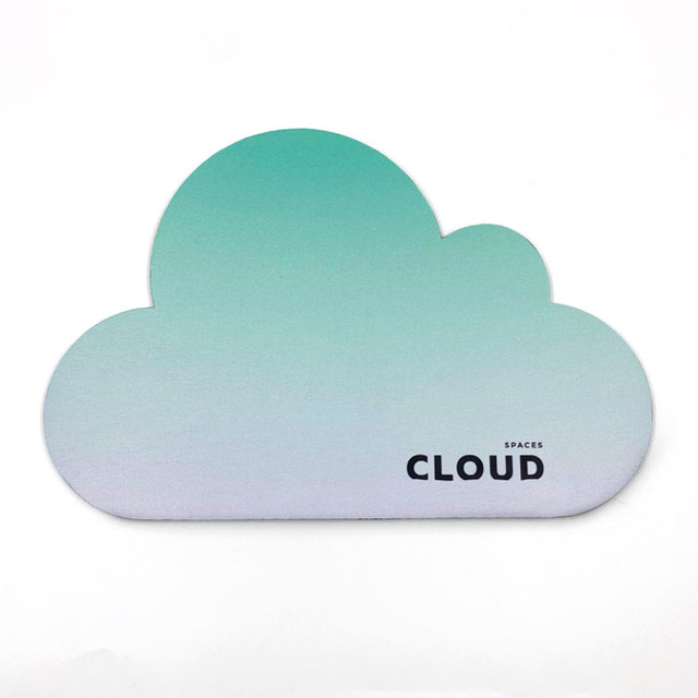 Custom Logo Waterproof Washable Cloud Irregular Shape Sublimation Cute Mouse Pad Non-slip Soft Office Gaming Mouse Pad