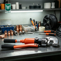 Herramienta de crimpado hidráulica eléctrica TUBO HP-240C, crimpadora manual para crimpado de puntas