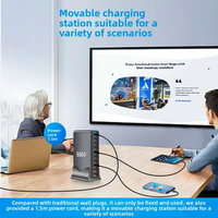 Adaptateur de chargeur de bureau 800W 10 ports USB GaN à charge rapide 2A 8C QC PD4.0 Station de chargeur rapide 140W pour tablette portable PD 3.0