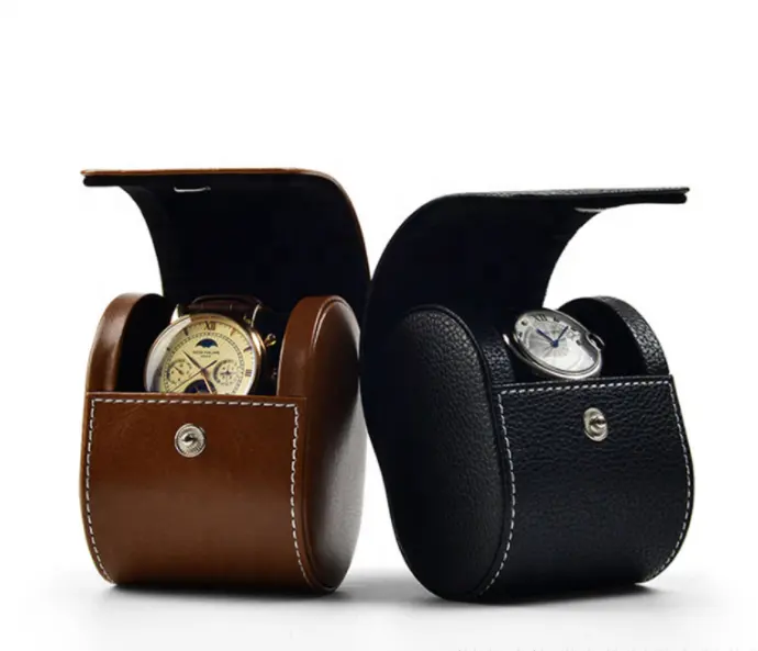 OEM Luxury watch box pu leather designs case
