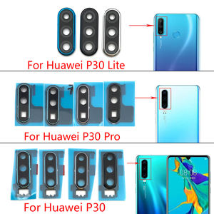 Copertura dell'obiettivo in vetro della fotocamera posteriore del telefono cellulare con parte di ricambio del supporto del telaio per <span class=keywords><strong>Huawei</strong></span> <span class=keywords><strong>P30</strong></span> / <span class=keywords><strong>P30</strong></span> Pro / <span class=keywords><strong>P30</strong></span> <span class=keywords><strong>Lite</strong></span> - Product Image 2